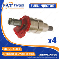 4 x PAT Fuel Injector for Nissan Bluebird Pintara U12 Prairie M11 2.0L 2.4L