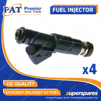 4 x PAT Fuel Injector for Volvo S40 V40 SE 1.9L B4204S I4 16V DOHC 1997-2000