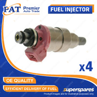 4 x PAT Fuel Injector for Holden Rodeo TF 2.6L 4ZE1 I4 8V SOHC 1988-1998