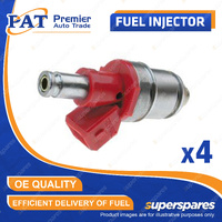 4 x PAT Fuel Injector for Nissan Datsun Navara D21 D22 Terrano R31 2.4L 92-00