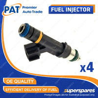 4 x PAT Fuel Injector for Ford Escape ZC ZD 2.3L L3 I4 16V DOHC 2006-2012
