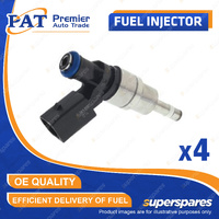 4 x PAT Fuel Injector for Volkswagen Golf MK5 Jetta 1K Passat B6 Touran 1T 2.0L