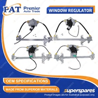 PAT F+R Window Regulators & Motor for Ford Fairlane Fairmont Falcon LTD AU BA BF