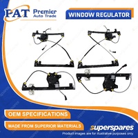 PAT F + R Window Regulators & Motor for Ford Falcon FG X 2.0L 4.0L 5.0L 5.4L
