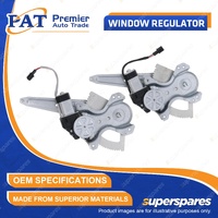 PAT Rear LH + RH Window Regulators & Motor for Suzuki Swift RS415 RS416 ZC11S