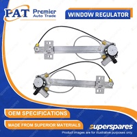 PAT Rear LH+RH Window Regulators & Motor for Honda Jazz GK3 GK5 1.3L 1.5L 14-21