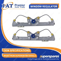 PAT Rear LH + RH Window Regulators for BMW 3 Series F30 F31 1.5L 1.6L 2.0L 3.0L