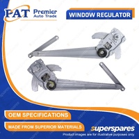 PAT Front LH + RH Window Regulators for Toyota Hilux N80 N90 N100 1988-1999