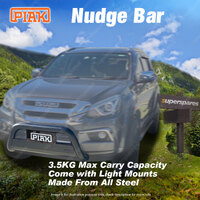 PIAK Nudge Bar for Isuzu D-Max RT58 17-20 ADR Compliant & Powder Coated Black