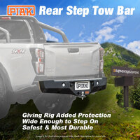 PIAK Premium Rear Step Tow Bar with Side Protection for Isuzu D-Max 12-20