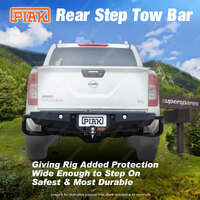 PIAK Premium Rear Step Tow Bar & Side Protection for Nissan Navara NP300 15-21