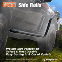 Pair of PIAK Side Rails to Suit Premium Bar for Toyota Hilux 11-15