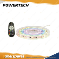 Powertech RGB LED Strip Light Kit 5m Waterproof with IR Controller