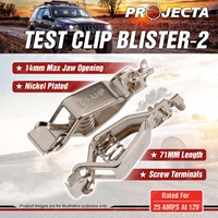 Projecta 25A Test Clips 71mm Length Rated for 25 Amps at 12V BLISTER-2
