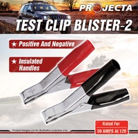 Projecta 50A Test Clips Positive and negative BLISTER-2 Premium Quality