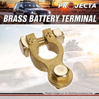 Projecta 5/16" 8mm Brass Battery Terminal Positive - Bolt Blister of 1