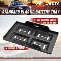Projecta Standard Plastic Universal Battery Tray 185mm x 280mm Premium Quality
