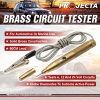 Projecta Brass Circuit Tester Test Wiring Test Light Battery Auto DC
