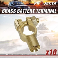 Projecta Brass Battery Terminal Suit Cable 35-50 sq.m Crimp End Entry Box of 10
