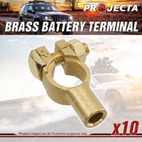Projecta Brass Battery Terminal Universal - Crimp End Entry Box of 10