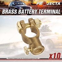 Projecta Brass Battery Terminal Universal - End Entry Box of 10 Premium Quality