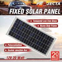 Projecta Polycrystalline 12 Volt 20W Fixed Solar Panel Premium Quality