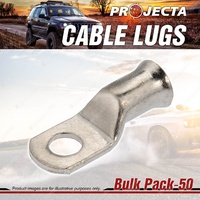 Projecta Cable Lug - 8mm Stud 6.8mm Internal Diameter Bulk of 50 Premium Quality