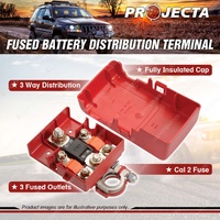 Projecta Fused Battery Distribution Terminal Clamp with Cover 4WD and caravan