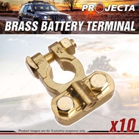 Projecta Brass Battery Terminal - Heavy Duty Saddle Box of 10 Premium Quality