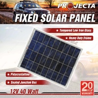 Projecta Polycrystalline 12 Volt 40 Watt Fixed Solar Panel Premium Quality