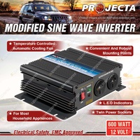 Projecta 12 Volt 600W IM600 Modified Sine Wave Inverter Premium Quality
