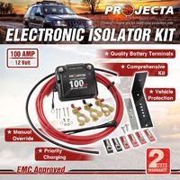 Projecta 12 Volt 100AMP Dual Battery Electronic Isolator Kit 4WD Caravan