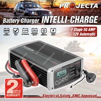Projecta 12 Volt Automatic 50A 7 Stage Battery Charger Suit AGM Calcium