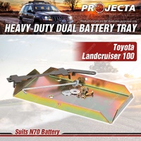 Projecta HD Dual Battery Tray for Toyota Landcruiser 100 1HZ 4.2L 4.5L