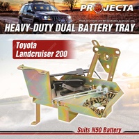 Projecta HD Dual Battery Tray for Toyota Landcruiser 200 1VD-FTV 4.5L V8 TD