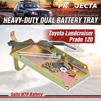 Projecta HD Dual Battery Tray for Toyota Prado 120 Diesel 1KD-FTV 3.0L TD 03-09