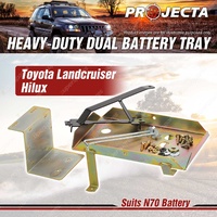 Projecta HD Dual Battery Tray for Toyota Hilux 1KD-FTV 3.0L 4.0L 2005-2014