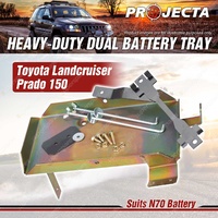 Projecta HD Dual Battery Tray for Toyota Landcruiser Prado 150 3.0L 10-16