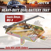 Projecta Heavy Duty Dual Battery Tray for ISUZU D Max 3.0L 2012 ON