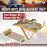 Projecta Dual Battery Tray for Ford Ranger 2.5L 3.0L Auto 2007-2011