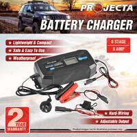 PROJECTA Charge N Maintain 8Amp 12V Battery Charger - 4 Stage Automatic
