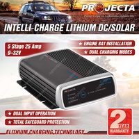 PROJECTA 25Amp 9-32V 5 Stage Intelli-Change Lithium Dual Battery Charger