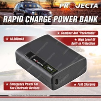 PROJECTA COMPAC Series Portable Rapid Charge Power Bank 10000Mah - Fast charging