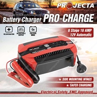 PROJECTA Pro-Charge Automatic 16A 12V 6 Stage Battery Charger Adjustable Output