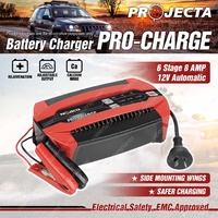 PROJECTA Pro-Charge Automatic 12V 8A 6 Stage Battery Charger Adjustable Output