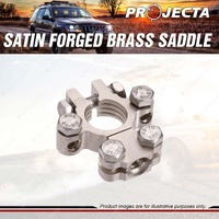 Projecta Satin Forged Brass Saddle w/Dual Auxiliary Positive Terminal Pack of 10