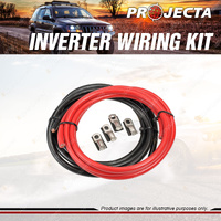 Projecta 3m x 0Bs Inverter Wiring Kit Red/Black 3 Meter Cable & Lug Terminal