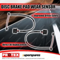 2x Front Protex Brake Pad Wear Sensors for Porsche Cayenne Panamera 970 07-on