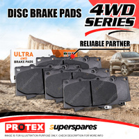 8x Protex 4WD Brake Pads for Mitsubishi Pajero NH NJ Magna TF TJ TL Nimbus UG