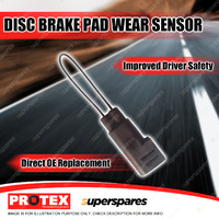 Protex Front Disc Brake Pad Wear Sensor for Ford Transit VM RWD 06-On